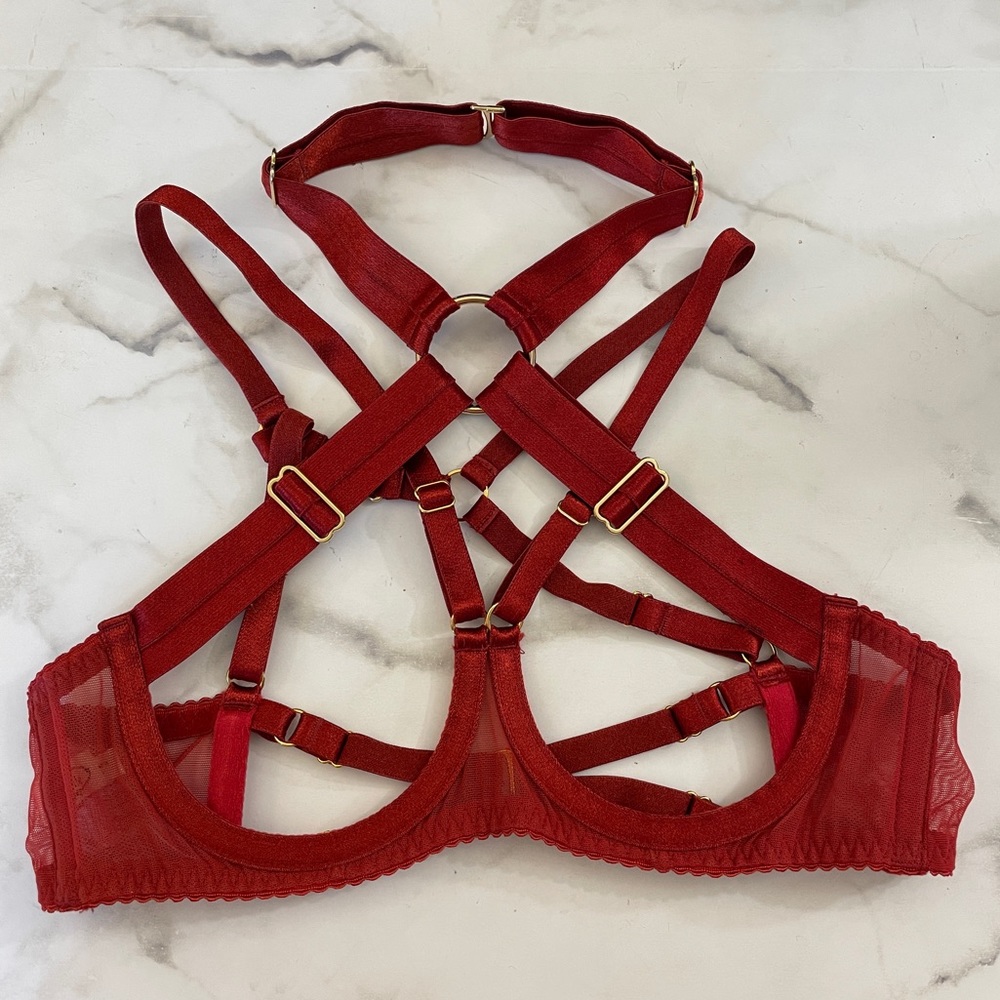 Authentic Bordelle open cup bra SS
